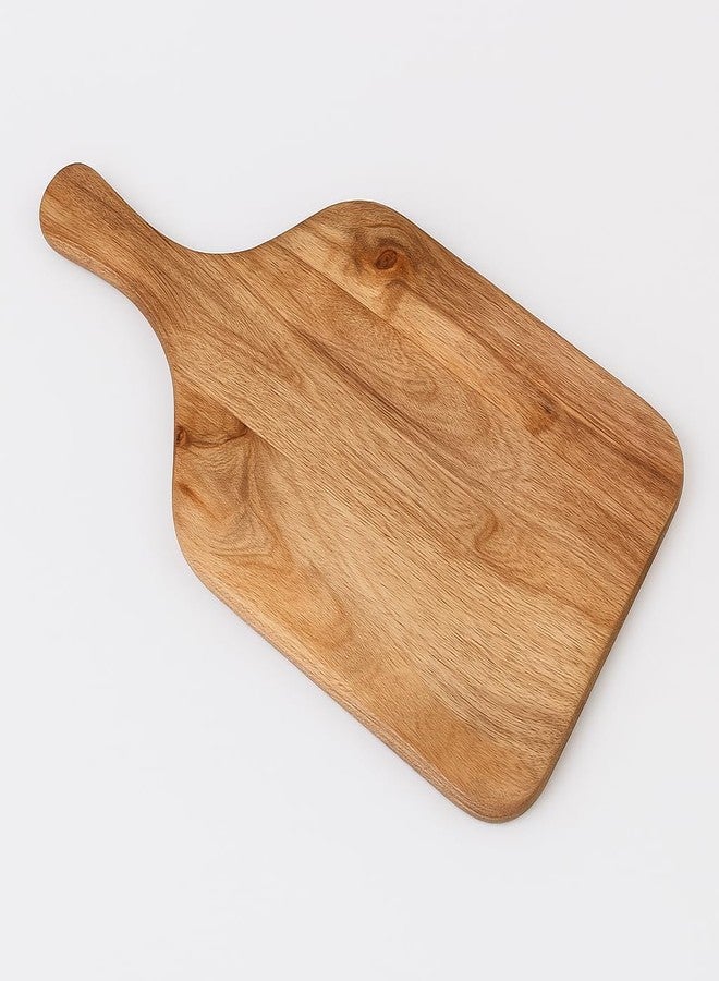 Kundi Wooden Chopping Board/Cutting/Serving Platter for Kitchen Vegetables, Fruits & Cheese | Natural Acacia Wood | 42 x 18 x 1.5 cm | Handcrafted - Image 2